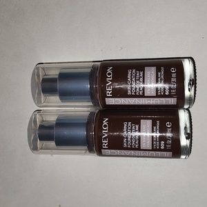 (Lot of 2) Revlon Illuminance Skin-Caring Foundation Sienna 609
